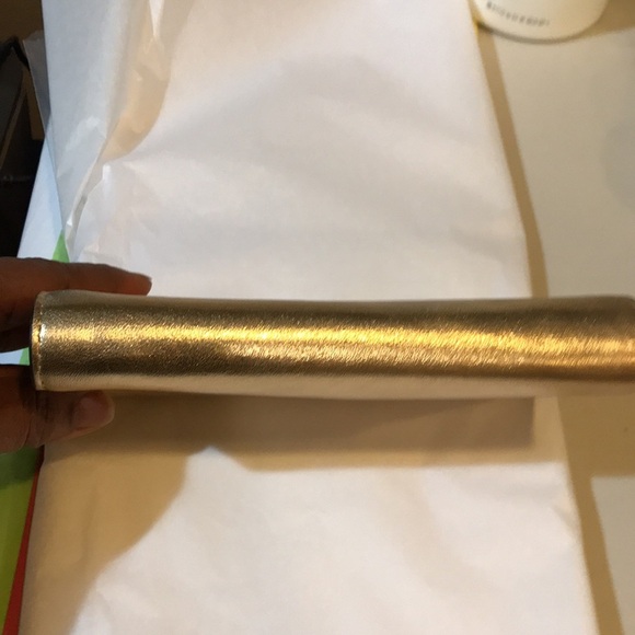 NWT J. Crew Convertible Wallet Bag Metallic Leather w/Chainlink Shoulder Strap - Picture 11 of 11